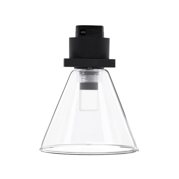 Nova Luce Oiko - armatuur voor magnetisch profielsysteem - Ø 12 x 16,5 cm - 5W LED incl. - zwart
