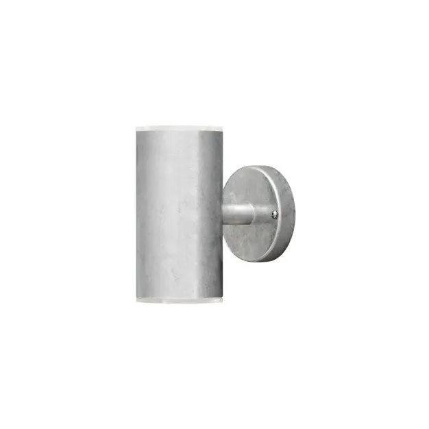 Konstsmide Ull - buiten wandlamp - 17,7 x 11,5 x 20 cm - zilver