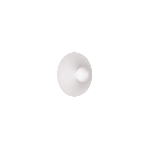 Nova Luce Edem - wandlamp - Ø 25 x 11 cm - 9W LED incl. - zandwit