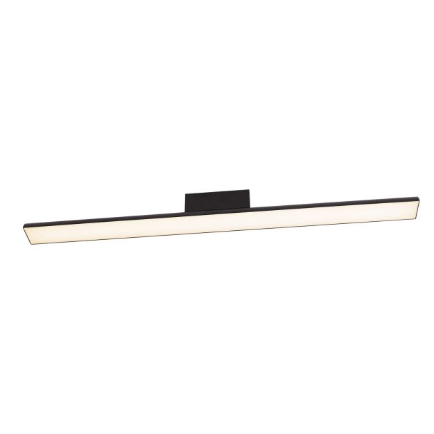Maxlight Tampa - plafondlamp - 90 x 6 x 8,3 cm - 27W LED incl. - IP44 - zwart