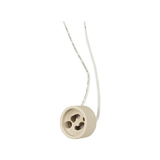 Elmark GU10 Fitting - GU10 lampenhouder - 2,7 x 1,6 cm - keramiek