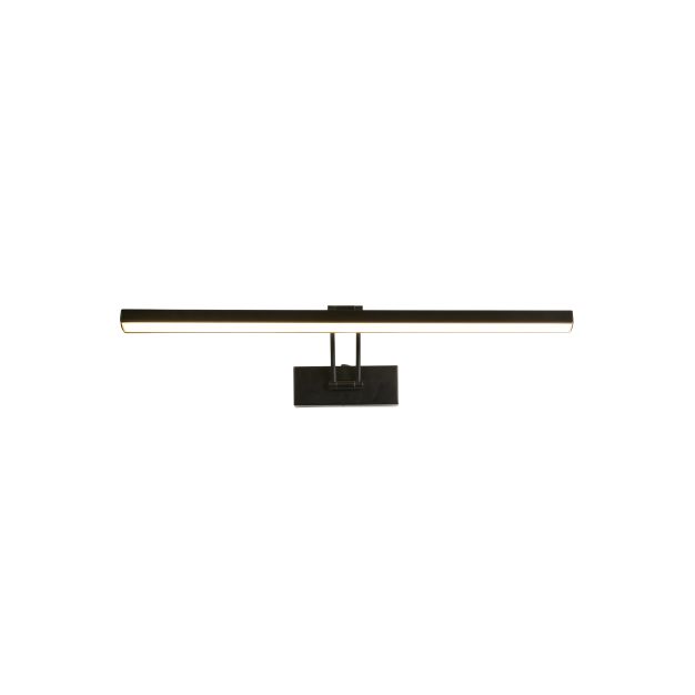 Searchlight Rhodes - wandverlichting - 61 x 18 cm - 14W LED incl. - zwart
