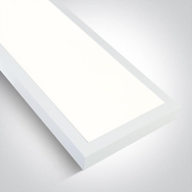 ONE Light UGR19 Backlit - plafondlamp - 120 x 15 x 4,2 cm - 30W LED incl. - wit