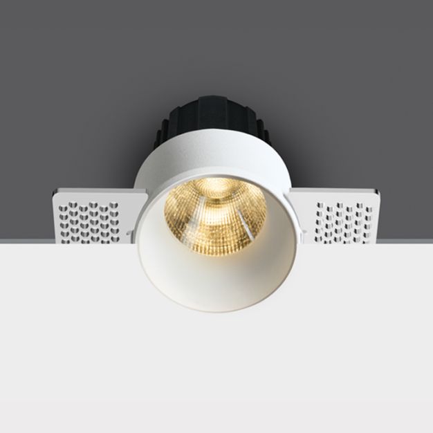 ONE Light Trimless 2-step COB LED CCT - inbouwspot - Ø 64 mm, Ø 70 mm inbouwmaat - 12W LED incl. - wit