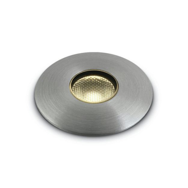 ONE Light Inground Mini Series - grondspot voor buiten - Ø 37 mm  - 1W dimbare LED incl. - IP67 - aluminium