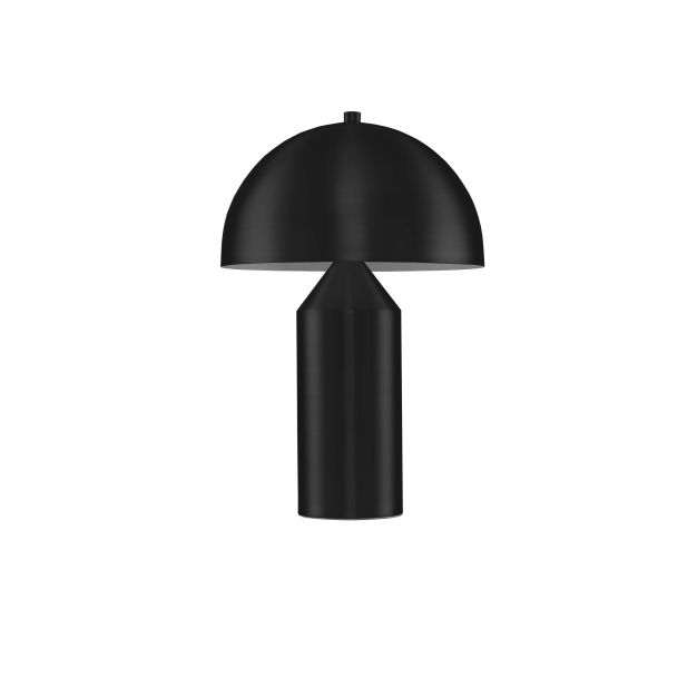Nova Luce Bolt - tafellamp - Ø 25 x 41 cm - mat zwart