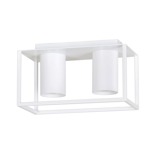 Emibig Tiper 2 - plafondverlichting - 26 x 15 cm - wit