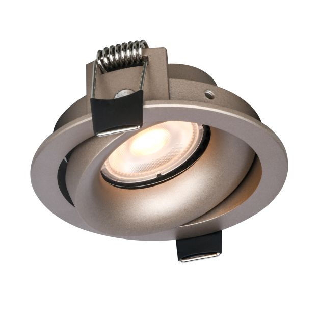 Artdelight Alice - inbouwspot - Ø 90 mm, Ø 83 mm inbouwmaat - champagne