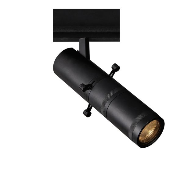 VK Lighting Kona - magnetisch railsysteem - railspot met zoom, 15°-21° - 13,9 x 6,5 x 30,4 cm - 25W LED incl. - 1-10V dimbaar - zwart