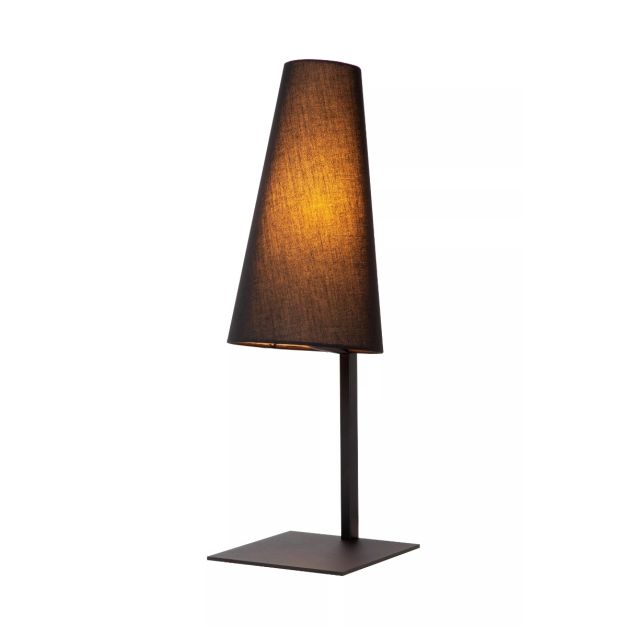 Lucide Gregory - tafellamp - Ø 18 x 56 cm - zwart