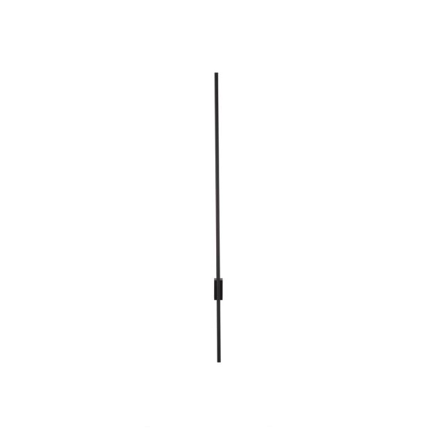 Nova Luce Tien - wandlamp - 1,5 x 8,3 x 120 cm - 20W LED incl. - zandzwart