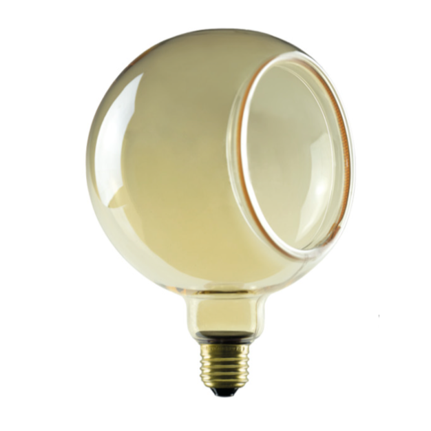 Segula LED lamp - Floating Globe Open - Ø 15 x 20 cm - E27 - 4,5W dimbaar - 2200K - amber