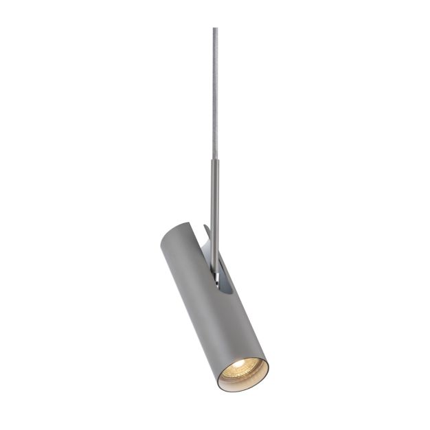 Design for the People Mib 6 - hanglamp - Ø 10,5 x 29,5 cm - grijs