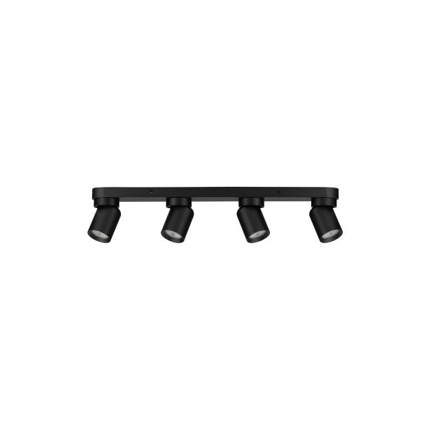 Nova Luce Amecy - opbouwspot 4L - 60 x 12,5 x 6,5 cm - zandzwart
