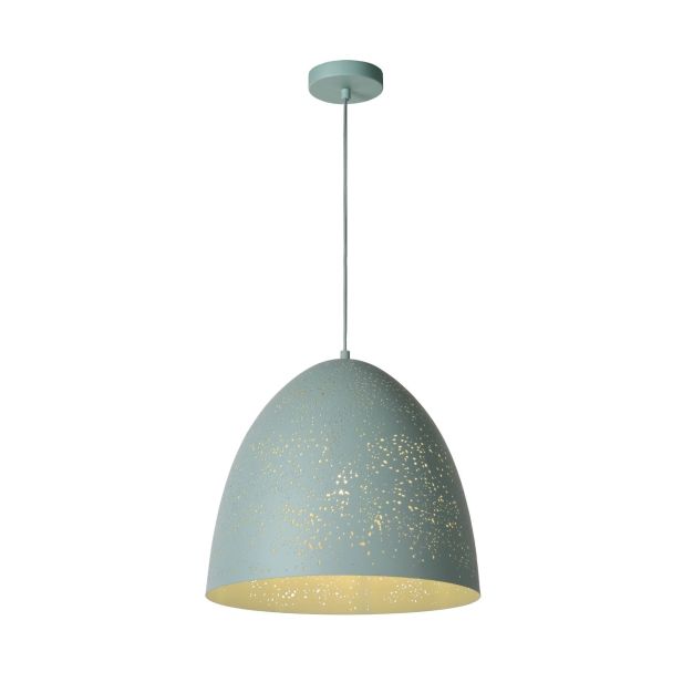 Lucide Eternal I - hanglamp - Ø 40 x 166 cm - pastel blauw