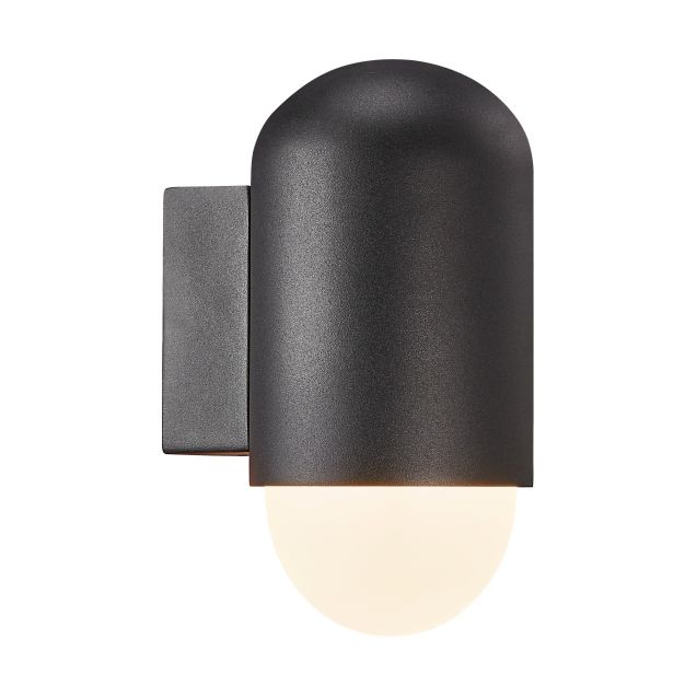 Nordlux Heka - buiten wandverlichting - Ø 10,6 x 21,6 x 13,8 cm - IP54 - zwart