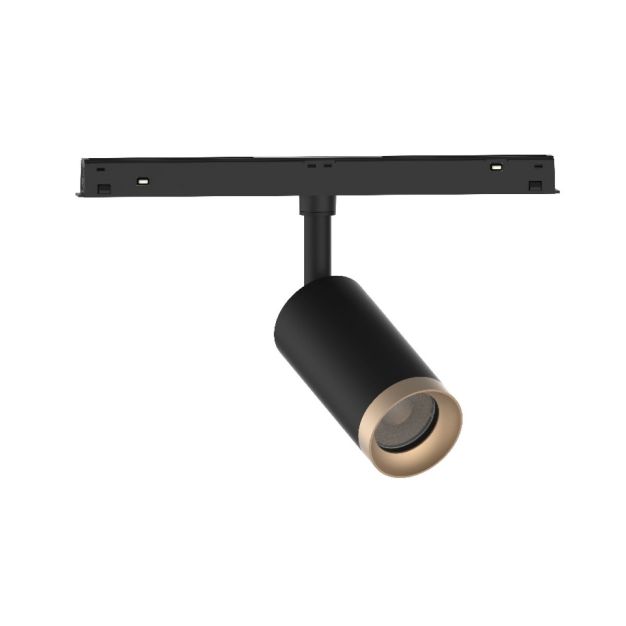 VK Lighting Eiva - magnetisch railsysteem - railspot - Ø 4,5 x 9 cm - 15W LED incl. - DALI dimbaar - zwart