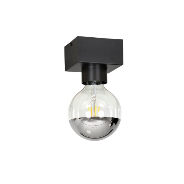 Emibig Pluto - opbouwspot - 10 x 10 x 9,5 - zwart