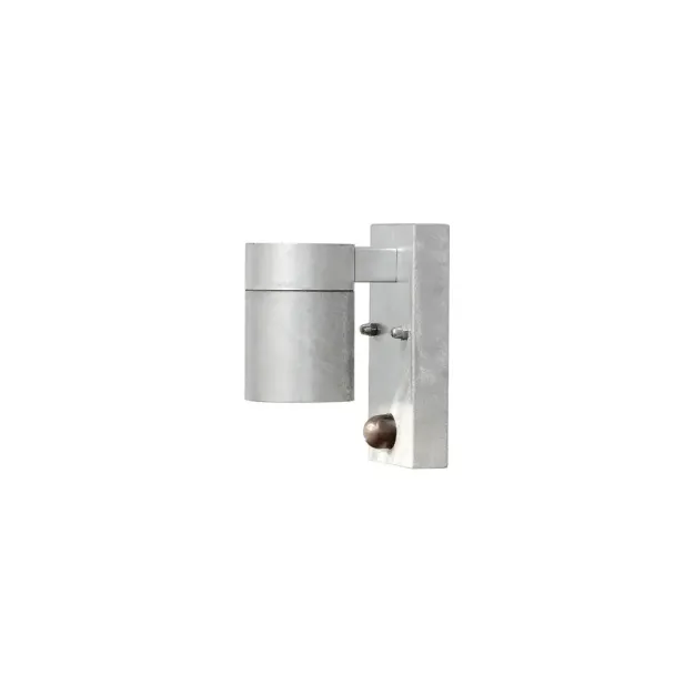 Konstsmide Modena Single - buiten wandlamp met sensor -  6,5 x 11 x 14 cm - IP44 - gegalvaniseerd staal