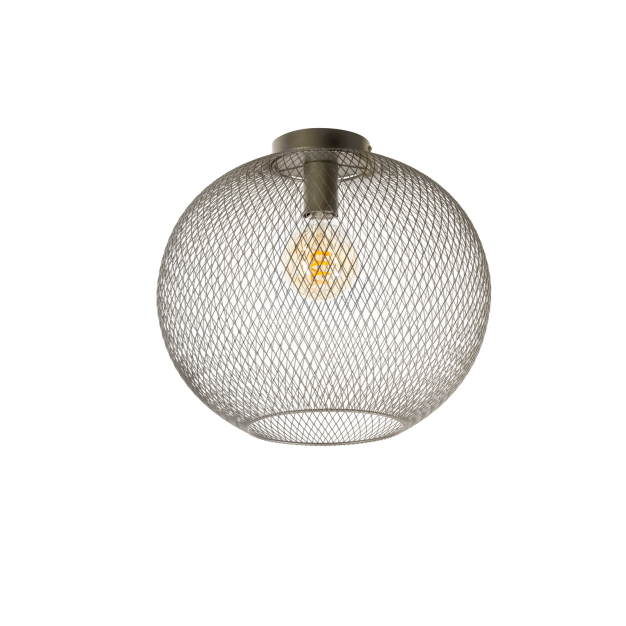 ETH Billie - plafondlamp - Ø 40 x 36 cm - bruin