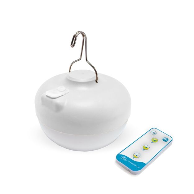 New Garden Cherry Warm - draagbare oplaadbare lichtbron met afstandsbediening - 11 x 9 cm - 9W LED incl. - IP54 - wit - 1800K