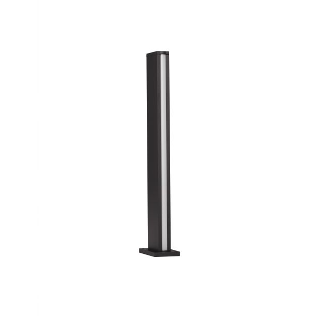 Nova Luce Sasso - tuinpaal - 15 x 70 x 9,5 cm - 12W LED incl. - IP54 - donker antraciet