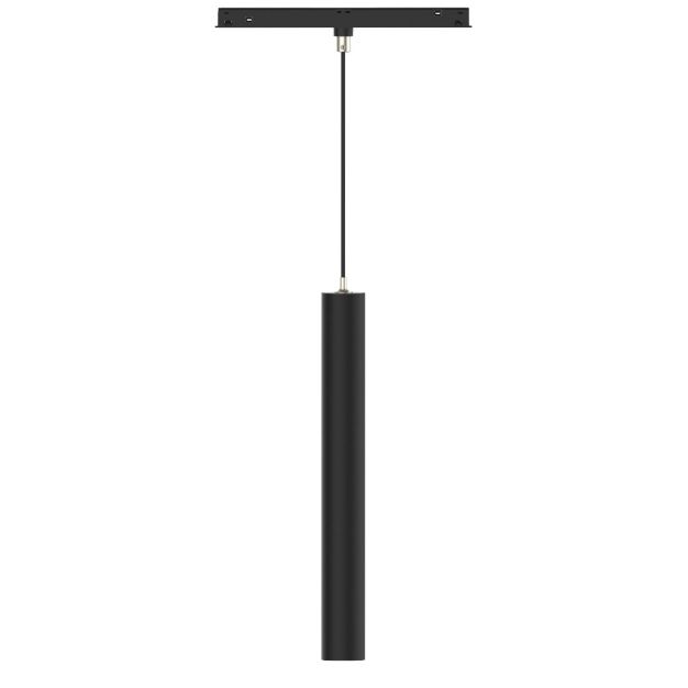 VK Lighting Eiva - magnetisch railsysteem - hanglamp - Ø 3,6 x 130 cm - 7W LED incl. - DALI dimbaar - zwart