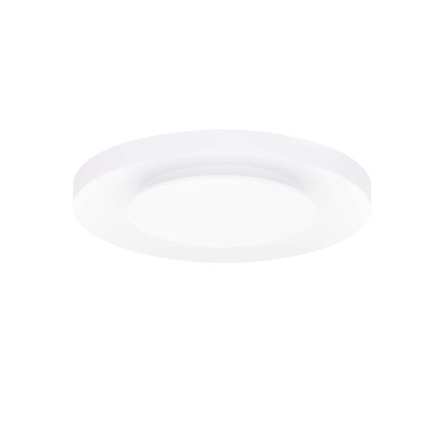 Nova Luce Pada - plafondlamp - Ø 60 x 5 cm - 37W dimbare LED incl. - zandwit