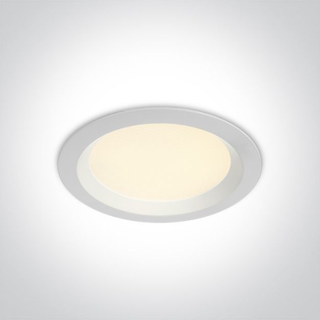 ONE Light UGR19 CCT V Range - inbouw plafondverlichting - Ø 135 x 48 mm - 13W LED incl. - IP44 - wit