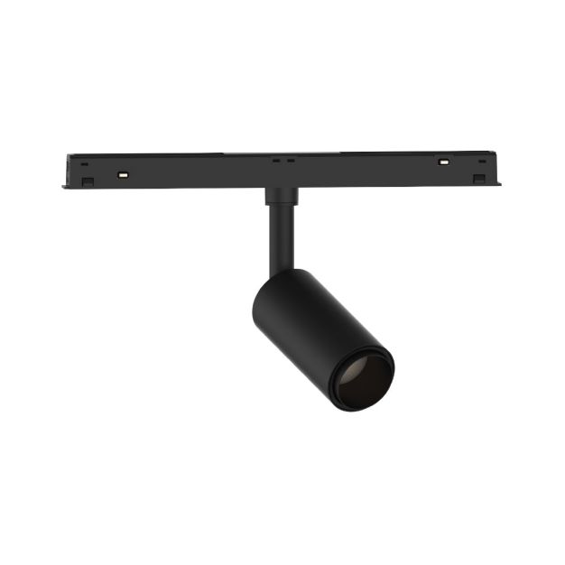 VK Lighting Eiva - magnetisch railsysteem - railspot met zoom - Ø 3,6 x 8,5 cm - 7W LED incl. - DALI dimbaar - zwart