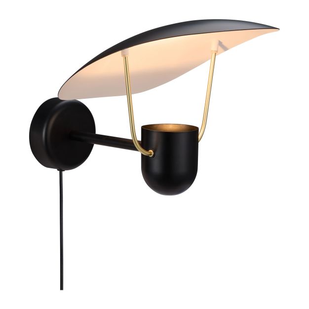 Design For The People Fabiola - wandlamp - 24 x 22,4 cm - zwart