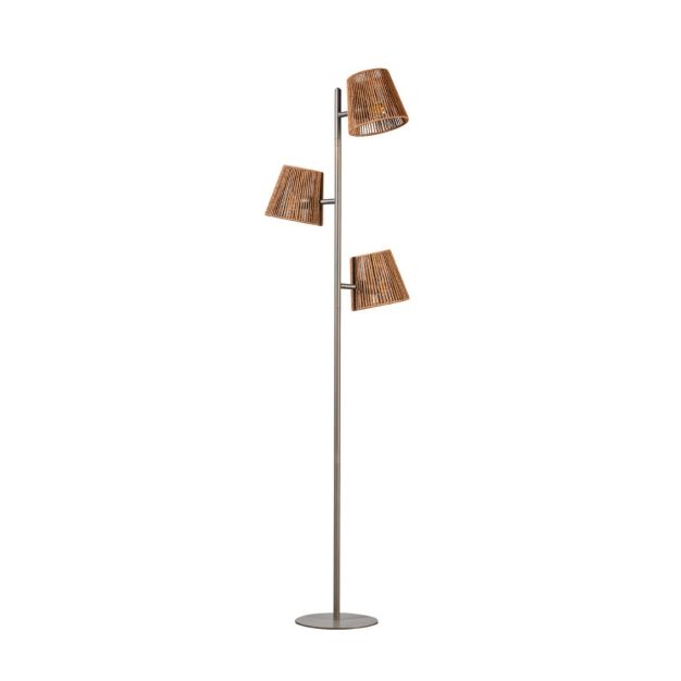 ETH Daan - vloerlamp - 160 cm - bruin