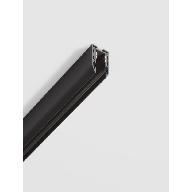 Nova Luce Ultra Slim -  opbouw magnetische rail - 200 cm - zwart