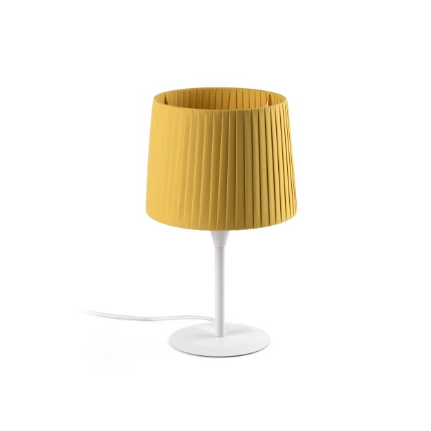 Faro Samba - tafellamp - Ø 21,5 x 44,5 cm - geel en wit