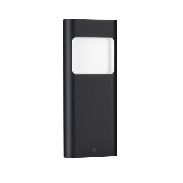 Nova Luce Tall - tuinpaal - 12,5 x 30 x 4 cm - 4W LED incl. - IP54 - zandzwart