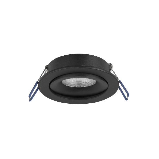 Nova Luce Redo - inbouwspot - Ø 92 mm, Ø 76 mm inbouwmaat  - zandzwart