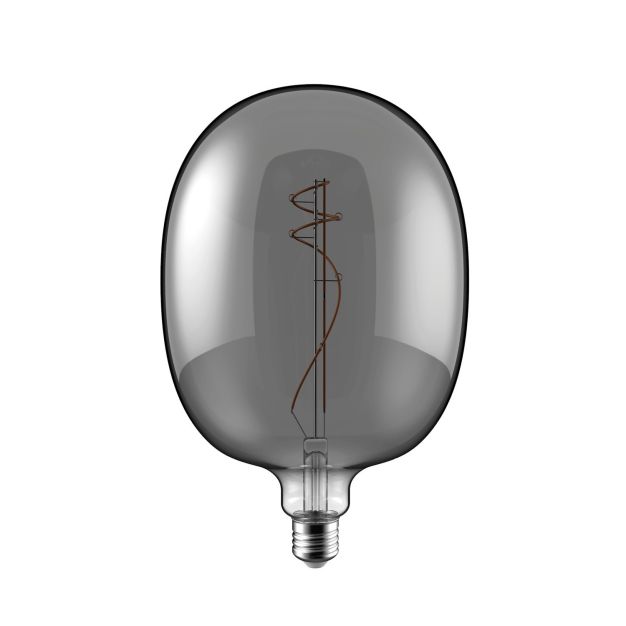 Daylight Italia LED lamp Ellipse - Ø 17 x 26,4 cm - E27 - 10W dimbaar - 1800K - gerookt