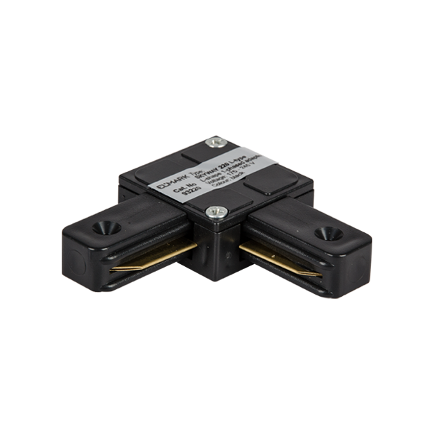 Elmark rail accessoires - L connector - 1 fase railsysteem - zwart