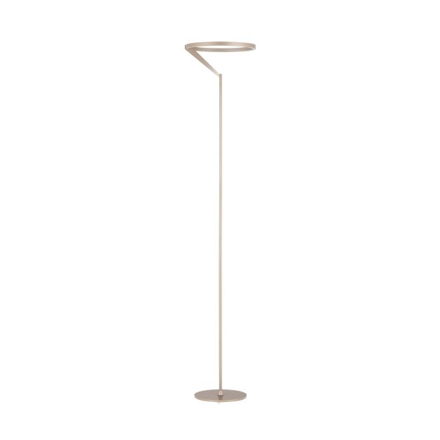 Nova Luce Tilia - vloerlamp - Ø 33 x 168 cm - 26W dimbare LED incl. - Moca-koffie