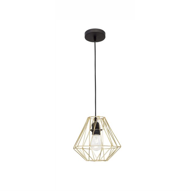Nova Luce Isabella - hanglamp - Ø 23 x 140 cm - messing