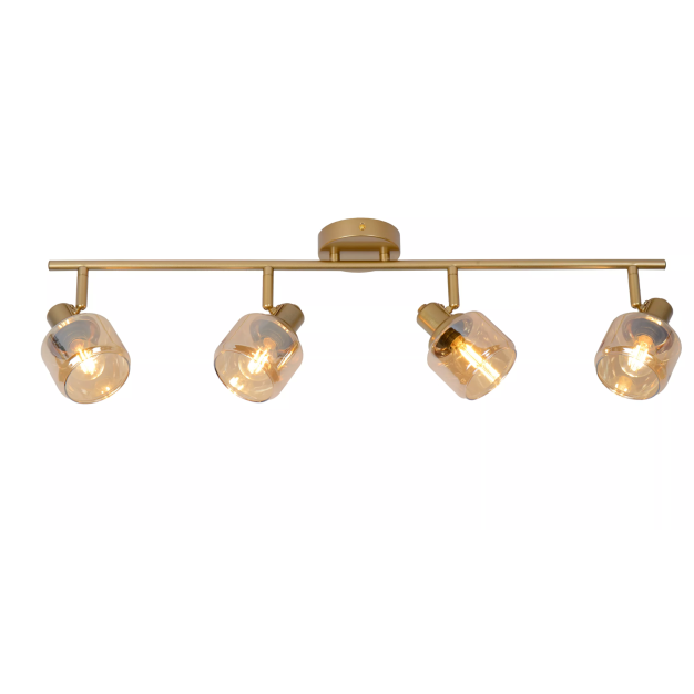 Lucide Bjorn - opbouwspot - 75 x 15 x 16,5 cm - mat goud