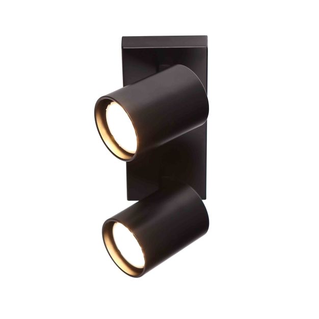 Maxlight Top - opbouwspot 2L - 18 x 8 x 8 cm - zwart