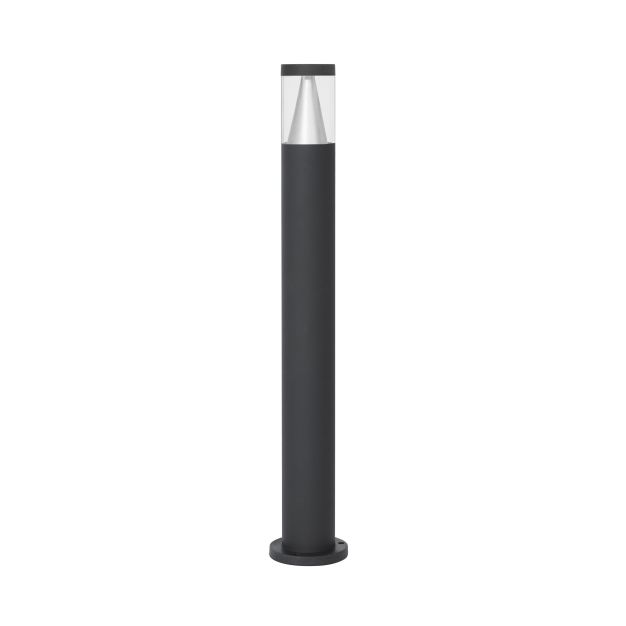 Nova Luce Rock - tuinpaal - Ø 9 x 83 cm - 10W LED incl. - IP65 - zandzwart