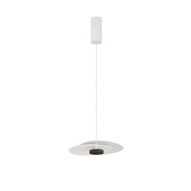 Nova Luce Olea - hanglamp - 35 x 190 x 32 cm - 16W dimbare LED incl. - zandwit