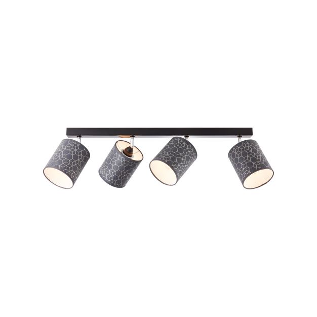 Brilliant Galance - opbouwspot 4L - 101 x 35 x 24,5 cm - zwart