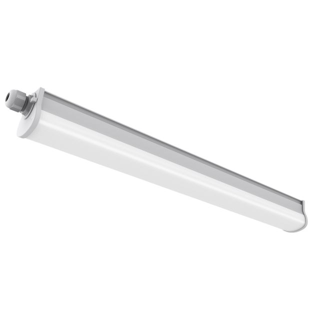Nordlux Westport 60 Single Batten - 55,8 cm - 10W LED incl. - IP65 - grijs