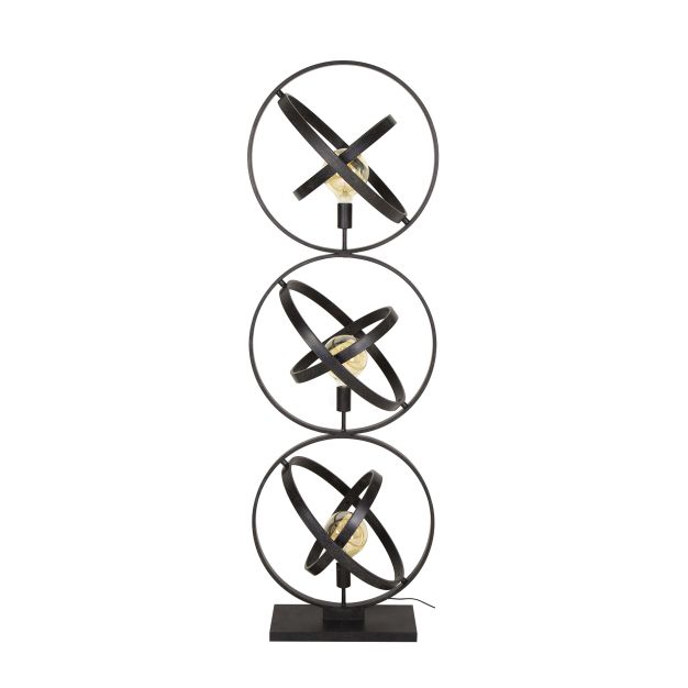 Vico Galaxy - vloerlamp - 155 cm - zwart