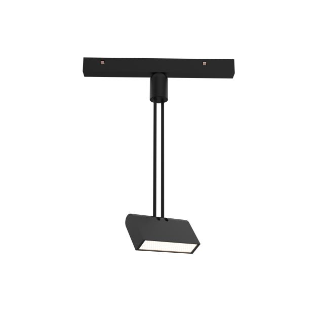 Nova Luce Planet 24V - lichtpunt magnetisch railsysteem - 10,4 x 2,2 x 31,2 cm - 6W LED incl. - zandzwart