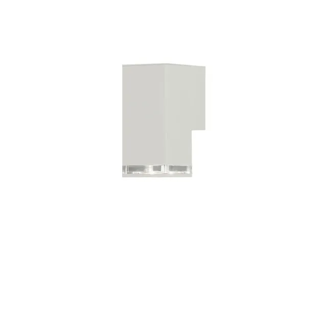 Konstsmide Pollux - buiten wandlamp - 7,5 x 11,5 x 16,5 cm - IP44 - wit