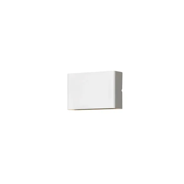 Konstsmide Chieri - buiten wandlamp - 17 x 6 x 11 cm - 8W LED incl. - IP54 - wit